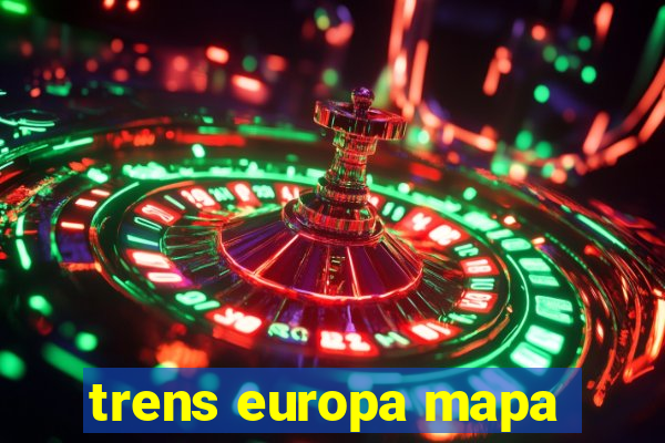 trens europa mapa